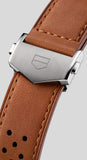 Tag Heuer Carrera Automatic Chronograph Blue Dial Brown Leather Strap Watch for Men - CBN2A1A.FC6537