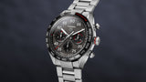 Tag Heuer Carrera Porsche Chronograph Grey Dial Silver Steel Strap Watch for Men - CBN2A1F.BA0643