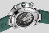 Tag Heuer Carrera Chronograph 44mm Green Dial Green Steel Strap Watch for Men - CBN2A1N.FT6238