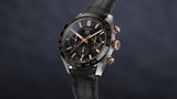 Tag Heuer Carrera Chronograph Black Dial Black Leather Strap Watch for Men - CBN2A5A.FC6481