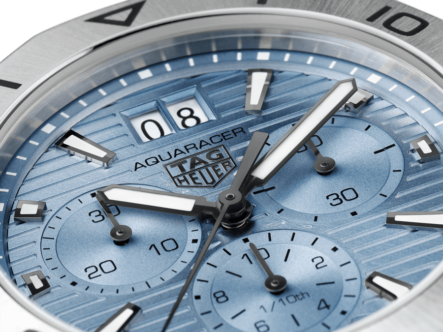 Tag Heuer Aquaracer Professional 200 Date Blue Dial Silver Steel Strap Watch for Men - CBP1112.BA0627