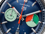 Tag Heuer Carrera Skipper Automatic Chronograph Blue Dial Blue Nylon Strap Watch for Men - CBS2213.FN6002