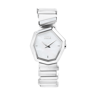 Dior Gem Dior Mother of Pearl Dial Silver Steel Strap Watch for Women - CD18111X1073