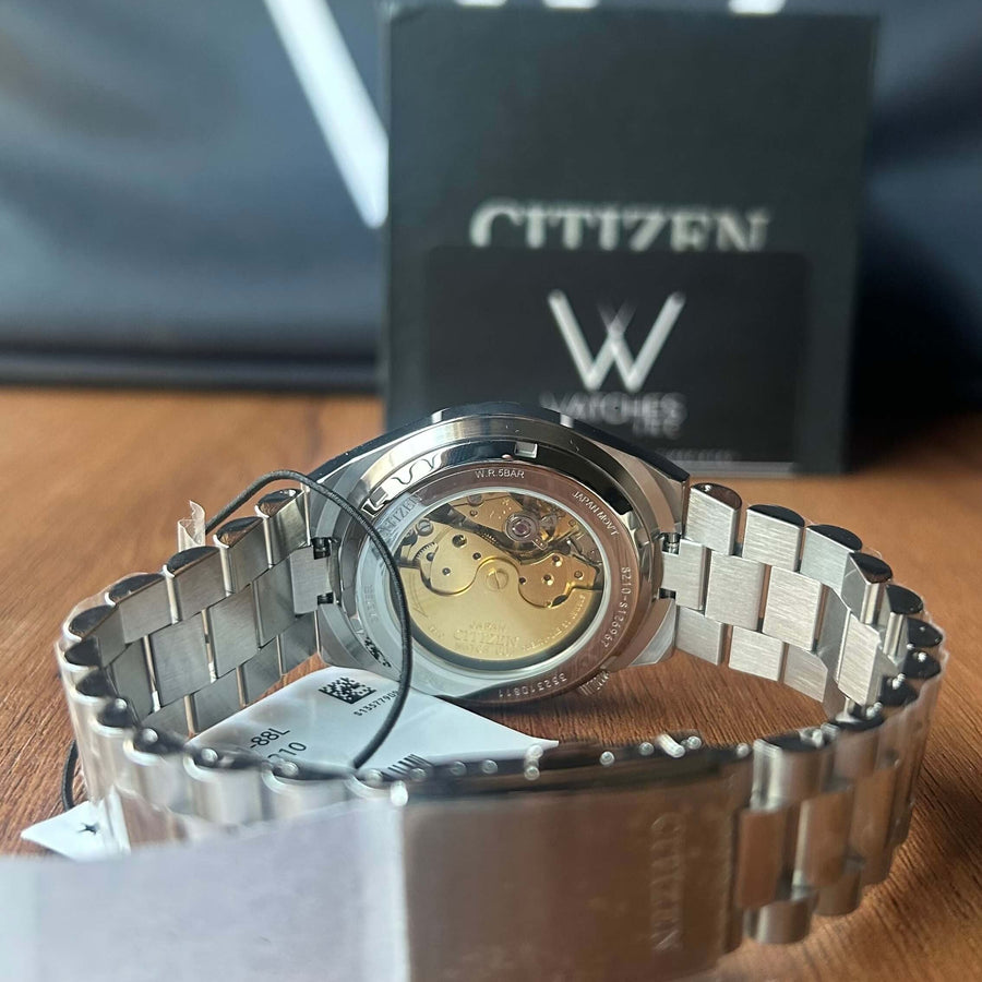Citizen Tsuyosa Automatic Blue Dial Silver Steel Strap Watch For Men - NJ0151-88X