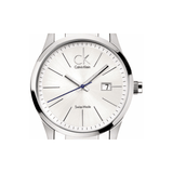 Calvin Klein Bold Silver Dial Silver Steel Strap Watch for Men - K2246120