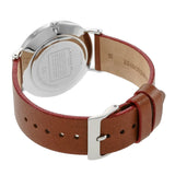 Coach Perry White Dial Brown Leather Strap Watch for Women - 14503514