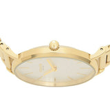 Coach Perry White Dial Gold Steel Strap Watch for Women - 14503345