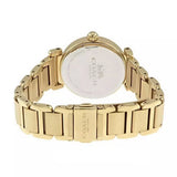 Coach Sport Diamonds Gold Dial Gold Steel Strap Watch for Women - 14502195