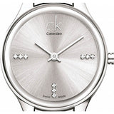 Calvin Klein Simplicity Silver Dial Silver Steel Strap Watch for Women - K4323120