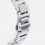 Cartier Ballon Bleu De Cartier Silver Dial Silver Steel Strap Watch for Men - WSBB0049