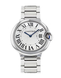 Cartier Ballon Bleu De Cartier Silver Dial Silver Steel Strap Watch for Women - W69011Z4