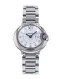 Cartier Ballon Bleu de Cartier Diamonds Silver Dial Silver Steel Strap Watch for Women - WE902073