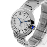 Cartier Ballon Bleu De Cartier Silver Dial Silver Steel Strap Watch for Women - WSBB0048