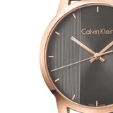 Calvin Klein City Quartz Black Dial Black Leather Strap Watch for Men - K2G2G6CZ