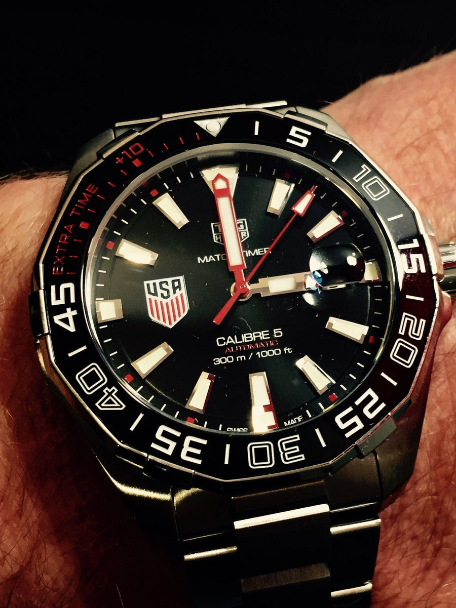 Tag Heuer Aquaracer Black Dial Watch for Men - WAY201D.BA0927