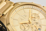 Gold watch detail
