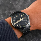 Armani Exchange watch detail