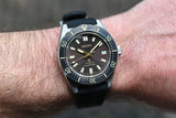 Seiko Prospex 1965 Diver's Modern Re-Interpretation Automatic Brown Dial Black Rubber Strap Watch For Men - SPB147J1