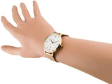 Fossil Jacqueline Mother of Pearl White Dial Gold Mesh Strap Watch for Women - ES4352