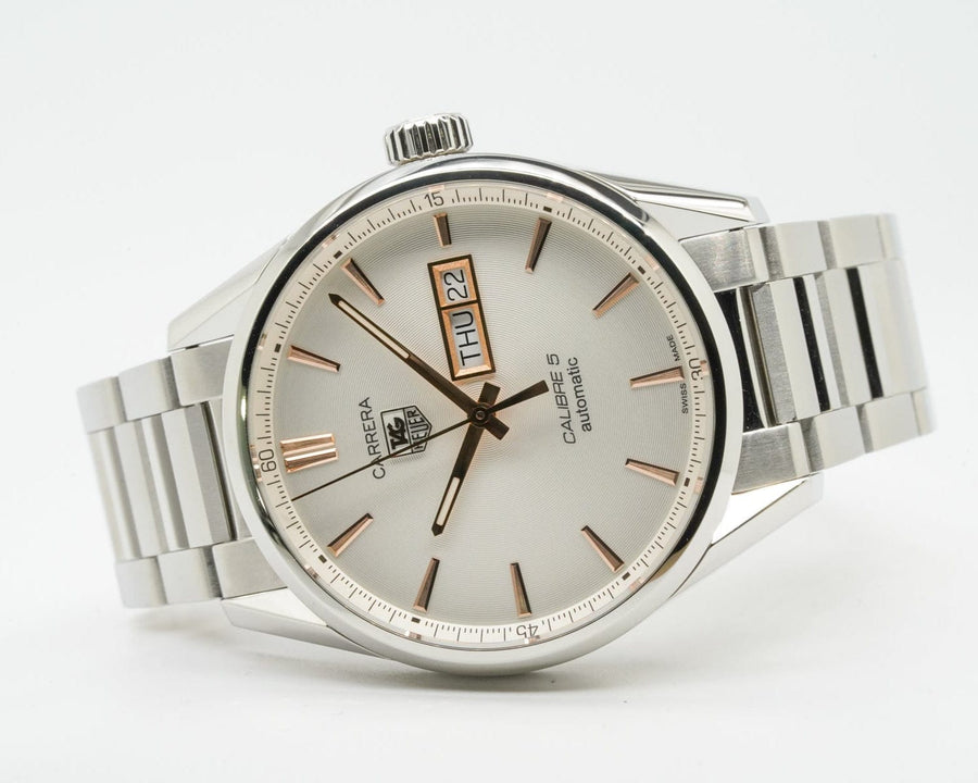 Tag Heuer Carrera White Dial Watch for Men - WAR201D.BA0723