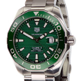 Tag Heuer Aquaracer Green Dial Watch for Men - WAY201S.BA0927