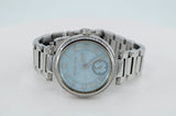 Michael Kors Skylar Quartz Blue Dial Silver Steel Strap Watch For Women - MK5988