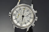 IWC Aquatimer Chronograph White Dial Black Rubber Strap Watch for Men - IW376801