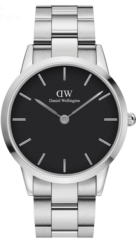 Daniel Wellington Iconic Link Black Dial 40mm Watch For Women - DW00100342