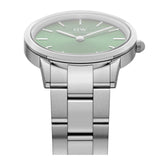 Daniel Wellington Iconic Link Emerald Green Dial Stainless Steel 40mm Watch For Men - DW00100427