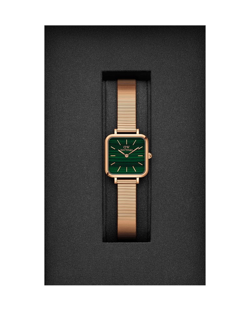Daniel Wellington DW00100520-6 Rose Gold Watch with Malachite Dial