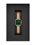 Daniel Wellington DW00100520-6 Rose Gold Watch with Malachite Dial