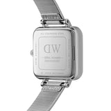 Daniel Wellington Quadro Studio Black Dial Silver Stailess Steel Watch For Women - DW00100522