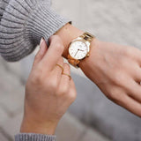 DW00400002 Gold Watch on Wrist
