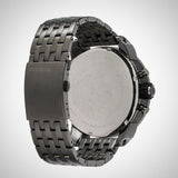 Diesel Little Daddy Dual Time Chronograph Grey Dial Stainless Steel Strap Watch For Men - DZ7263