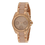 Michael Kors Blair Rose Gold Dial Two Tone Steel Strap Watch for Women - MK6175