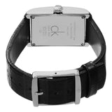 Calvin Klein Window Black Dial Black Leather Strap Watch for Men - K2M23107