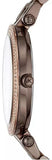 Michael Kors Darci Quartz Brown Dial Brown Steel Strap Watch For Women - MK3553