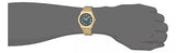 Guess Asset Quartz Green Dial Gold Steel Strap Watch For Men - GW0575G2