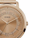 Guess Montauk Rose Gold Dial Rose Gold Steel Strap Watch For Women - W0933L3