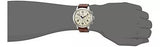 Tommy Hilfiger Jake Multifunction White Dial Brown Leather Strap Watch for Men - 1791230