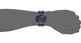 Guess Velocity Blue Dial Blue Rubber Strap Watch for Men - W0599G2