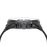 Diesel Mega Chief Chronograph Black Dial Black Mesh Strap Watch For Men - DZ4527