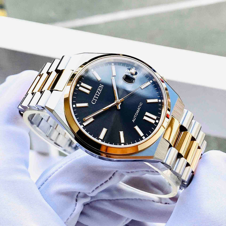 Citizen NJ0154-80H men's watch, gold & silver tone, automatic.