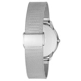 Calvin Klein Minimal Black Dial Silver Mesh Bracelet Watch for Men - K3M51151