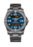 Breitling Aerospace Evo Blue Dial Silver Steel Strap Watch for Men - E79363101C1E1