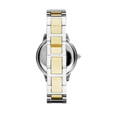 Fossil Jesse Crystals White Dial Two Tone Steel Strap Watch for Women - ES2409