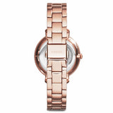 Fossil Jacqueline Rose Gold Dial Rose Gold Steel Strap Watch for Women - ES3665