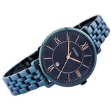 Fossil Jacqueline Blue Dial Blue Steel Strap Watch for Women - ES4094