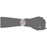 Fossil Perfect Boyfriend Taupe Dial Silver Steel Strap Watch for Women - ES4146