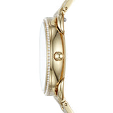 Fossil Tailor Gold Dial Gold Steel Strap Watch for Women - ES4263